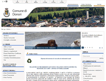 Tablet Screenshot of comune.donori.ca.it